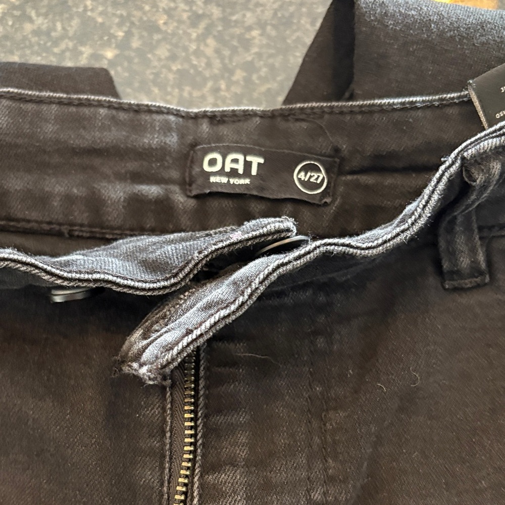 Oat New York Charcoal Denim Pants size 4